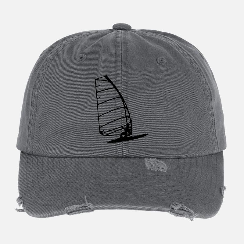 Planche à Voile 1 Casquette vintage effet usé Flexfit
