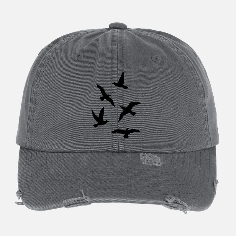 Vögel Flexfit Vintage Destroyed Cap