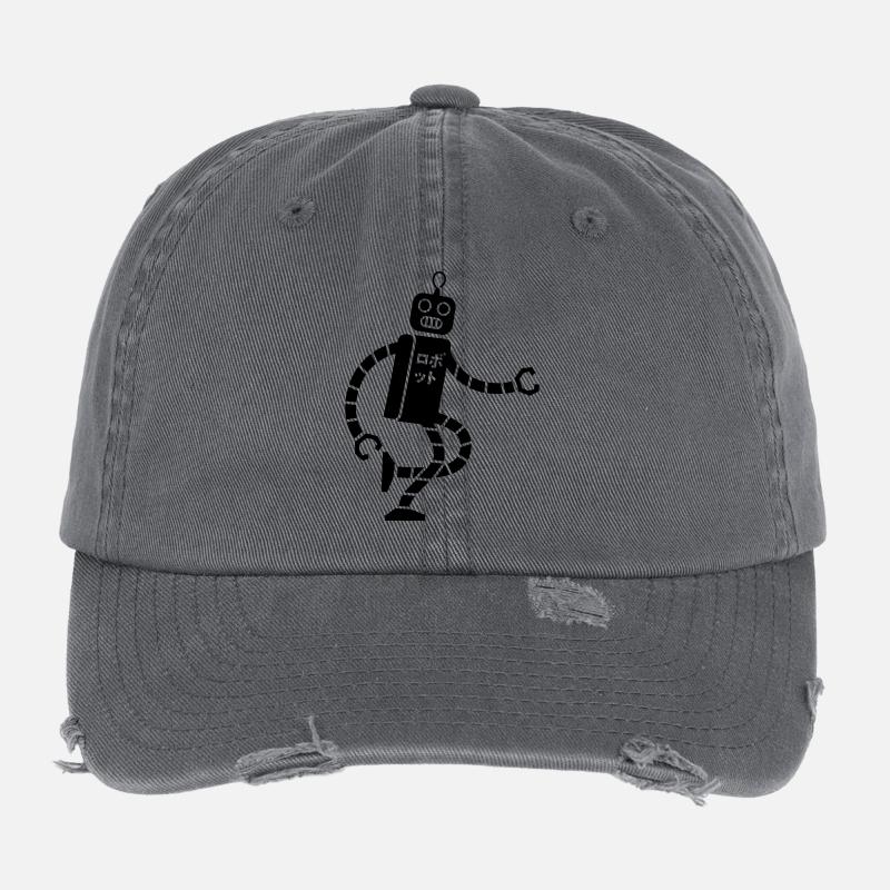 robot Casquette vintage effet usé Flexfit