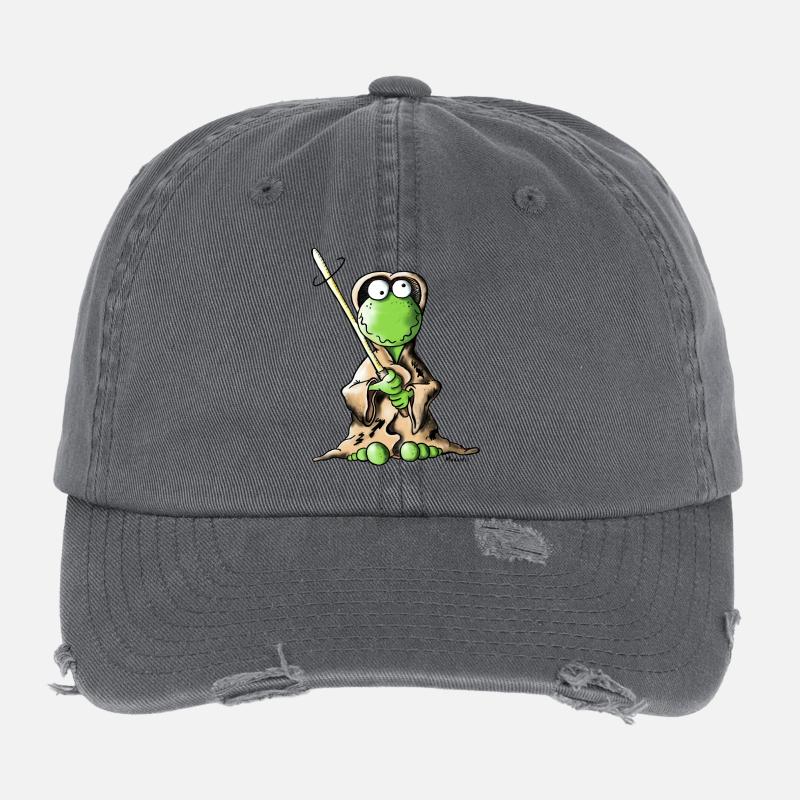 Jedi Frog Flexfit Vintage Destroyed Cap