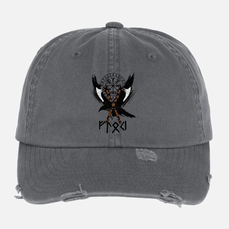 Wikinger Flexfit Vintage Destroyed Cap