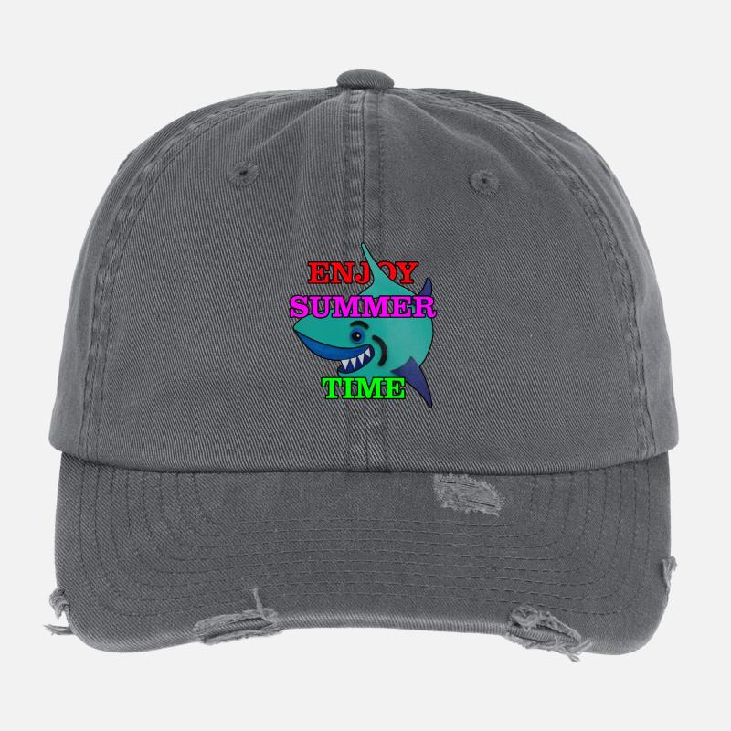 Shark Flexfit Vintage Destroyed Cap