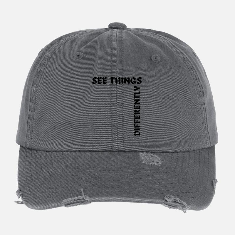 See things differently Flexfit Vintage Destroyed Cap