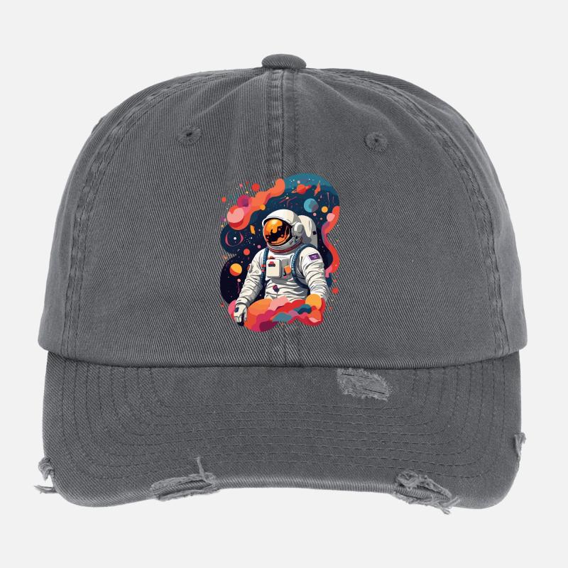Astronaut Flexfit Vintage Destroyed Cap