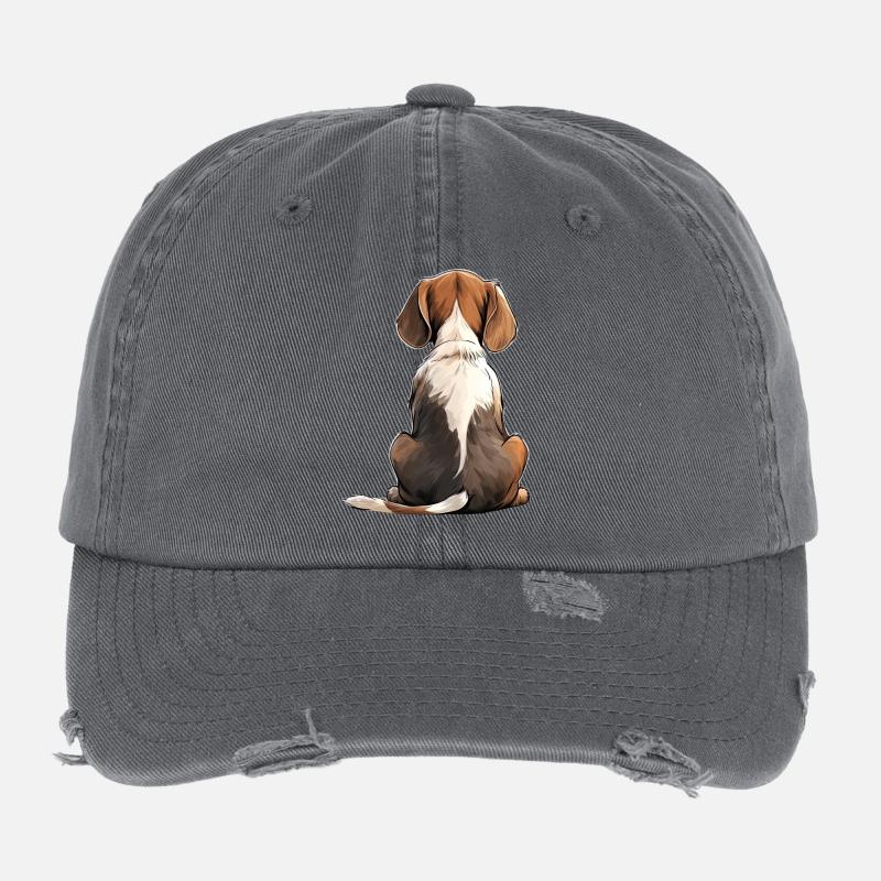 Beagle Casquette vintage effet usé Flexfit