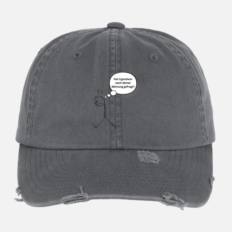 genervt Flexfit Vintage Destroyed Cap