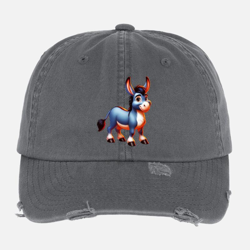 Mule âne Casquette vintage effet usé Flexfit