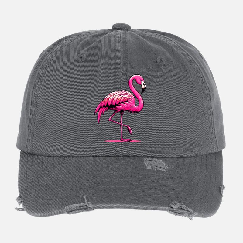 Flamingo Flexfit Vintage Destroyed Cap