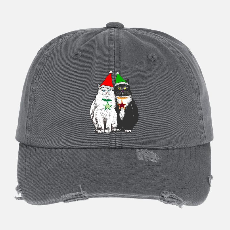 YIN AND YANG  Flexfit Vintage Destroyed Cap