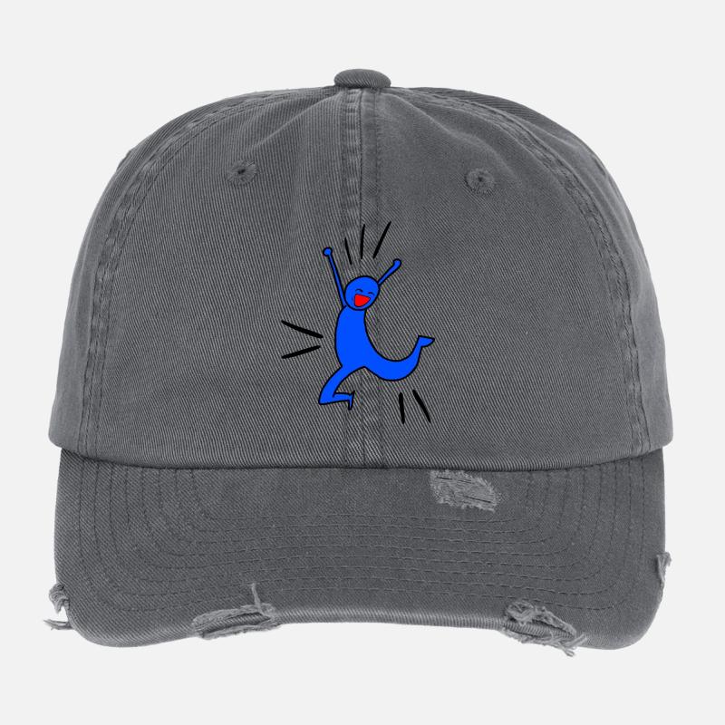 Blue joy Flexfit Vintage Destroyed Cap