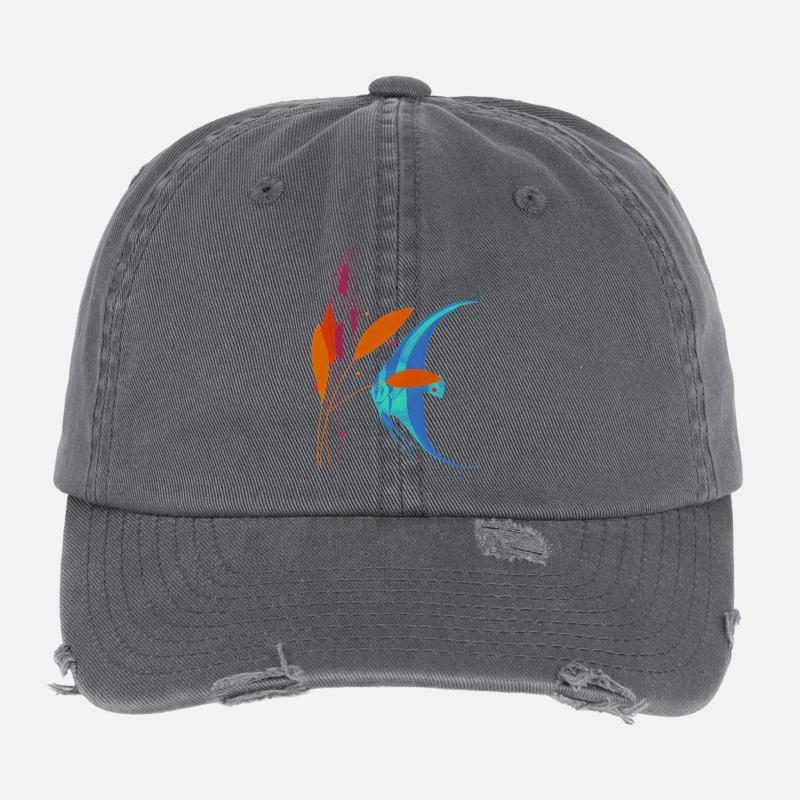 Fisch und Pflanze Flexfit Vintage Destroyed Cap