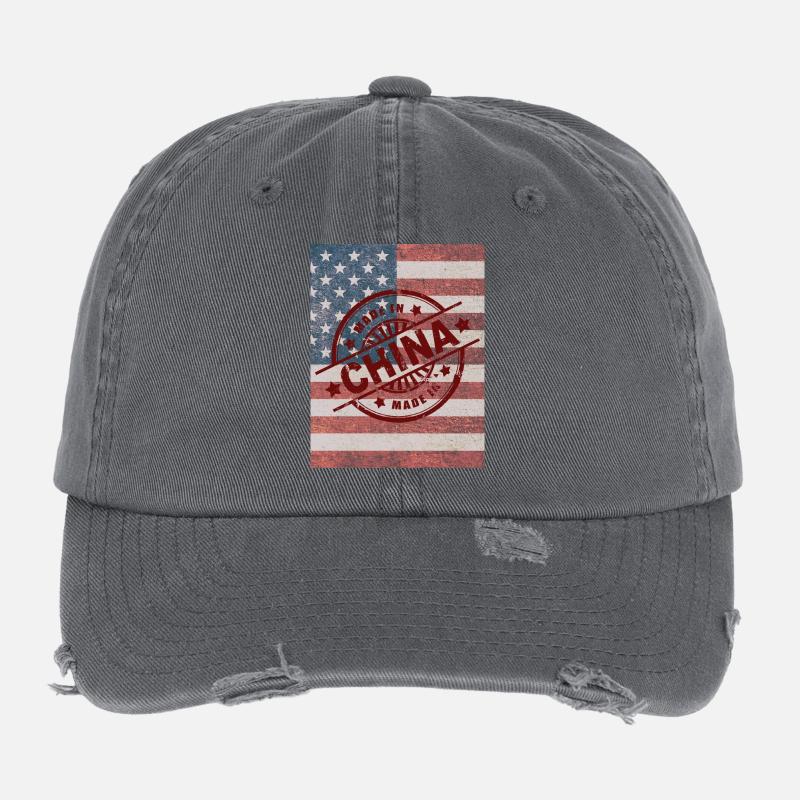 Made in China Flexfit Vintage Destroyed Cap