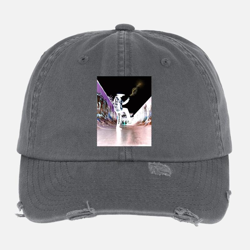 Blessolution « Équilibre » Casquette vintage effet usé Flexfit