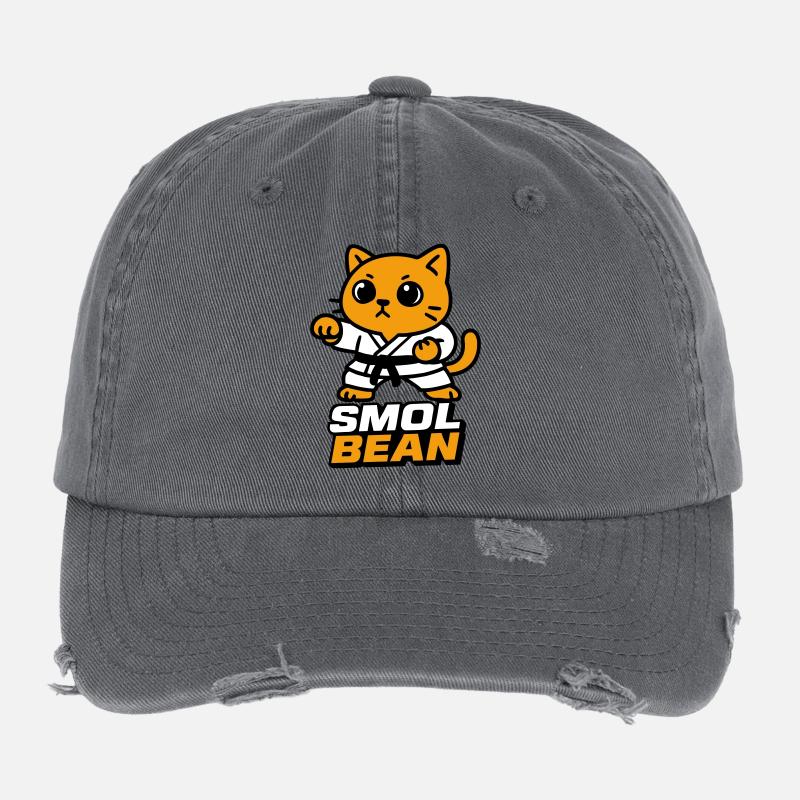 Katzenkämpfer im Dojo Flexfit Vintage Destroyed Cap