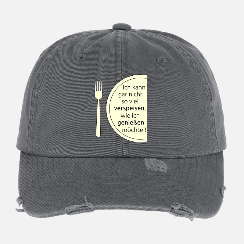 Manger et savourer Casquette vintage effet usé Flexfit