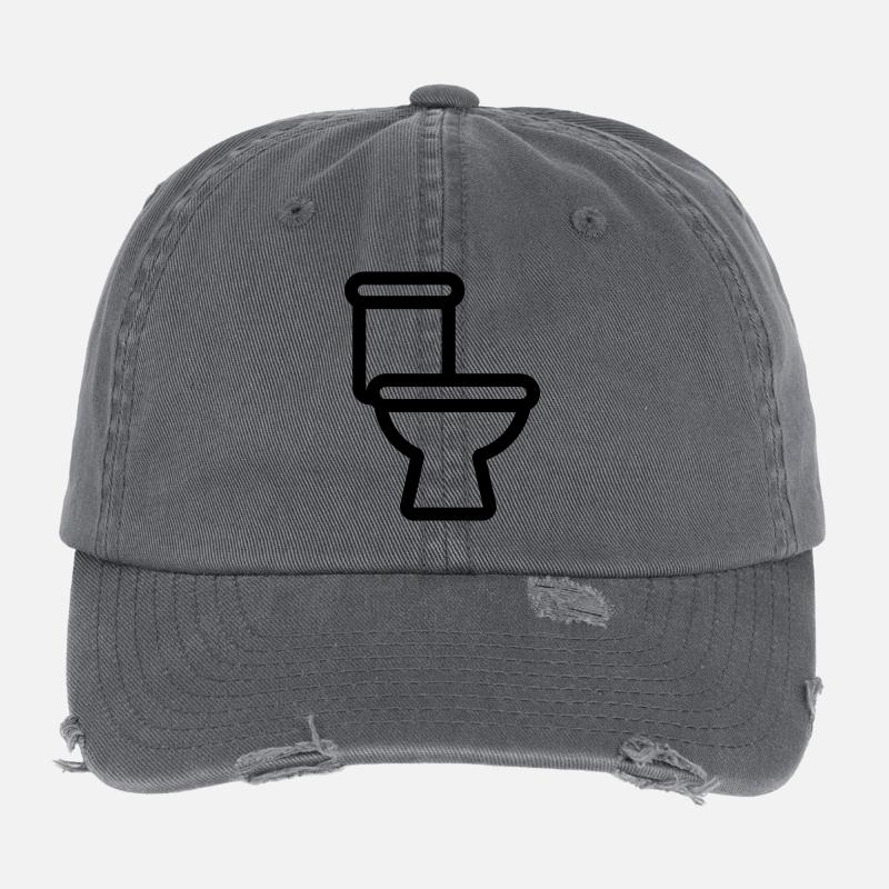 toilet Flexfit Vintage Destroyed Cap