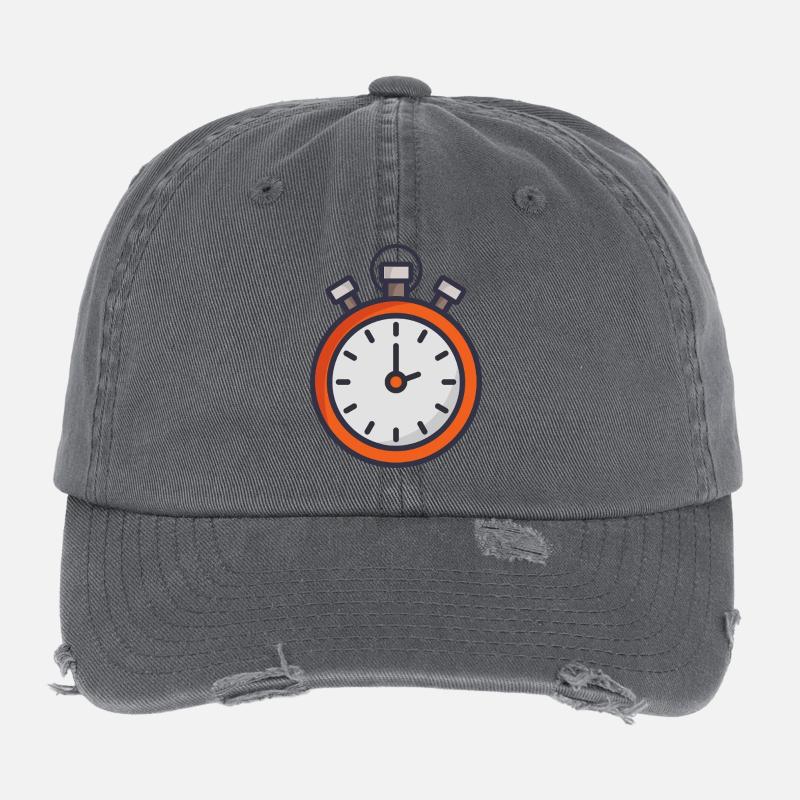 Chronomètre Casquette vintage effet usé Flexfit