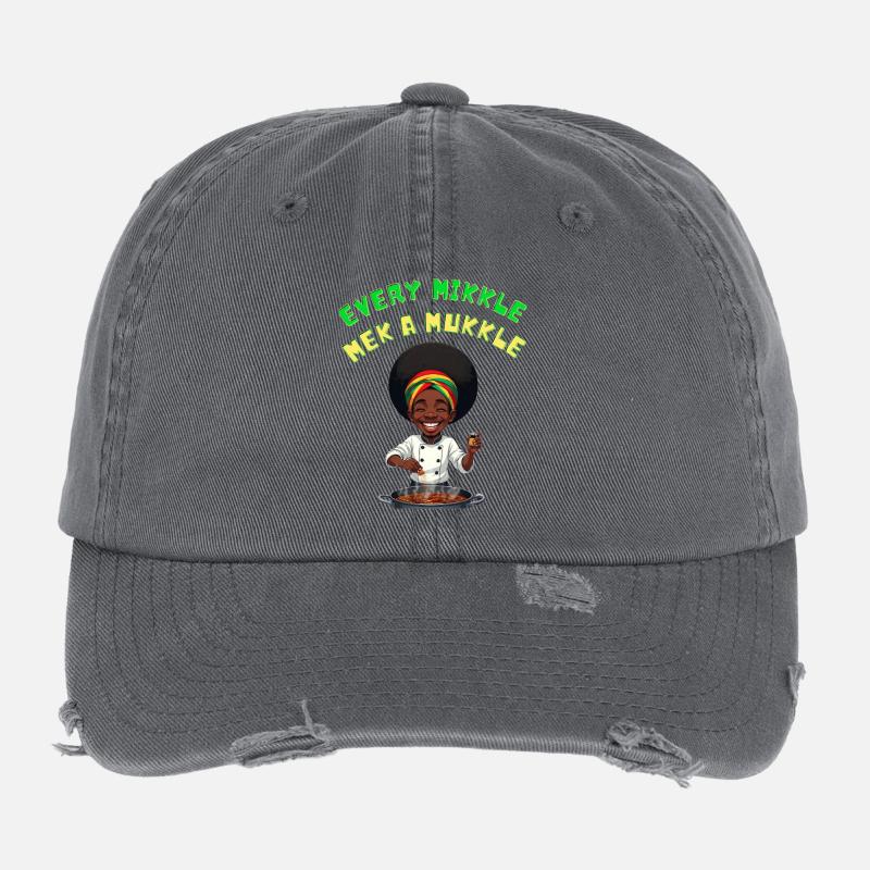 Jeder Mikkle Mek Ein Mukkle Flexfit Vintage Destroyed Cap