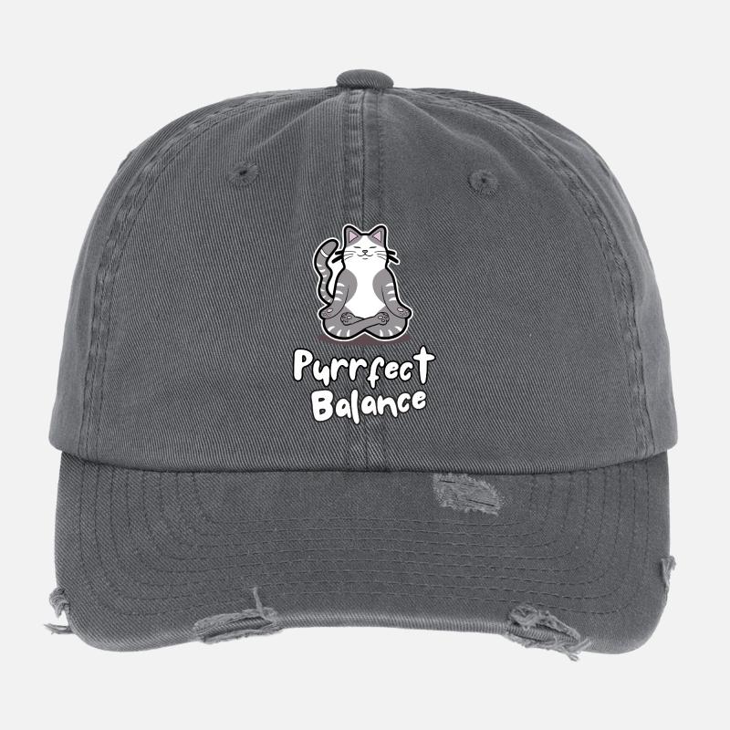 Équilibre Parfait Casquette vintage effet usé Flexfit