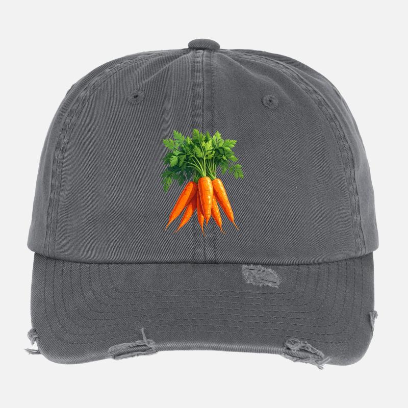 Möhren / Karotten Flexfit Vintage Destroyed Cap