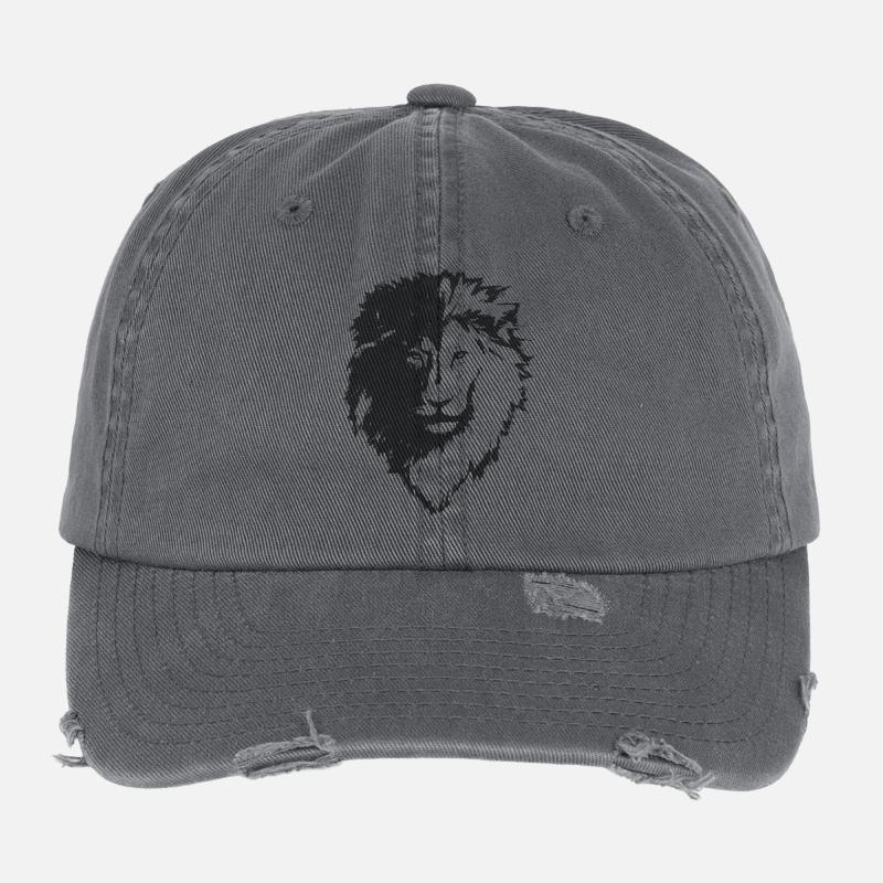 Löwe Silhouette Flexfit Vintage Destroyed Cap