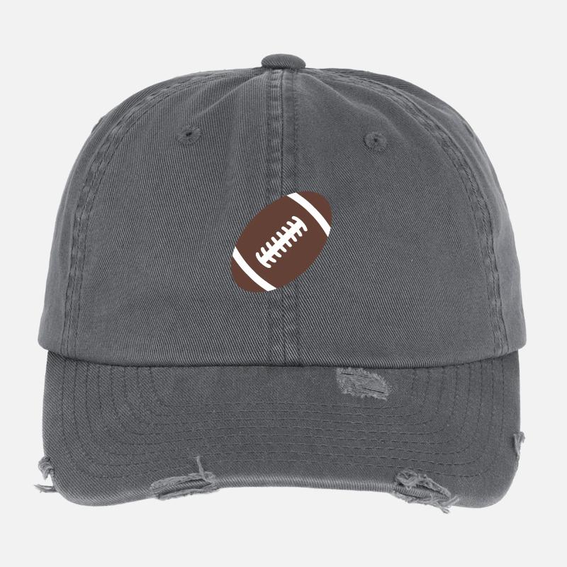 rugby ball Flexfit Vintage Destroyed Cap