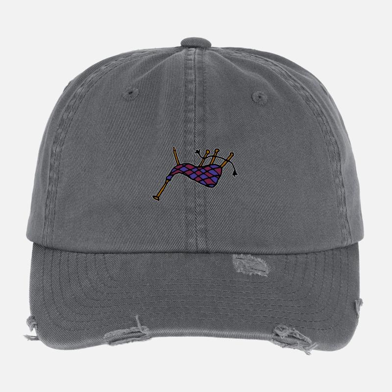 Dudelsack Flexfit Vintage Destroyed Cap