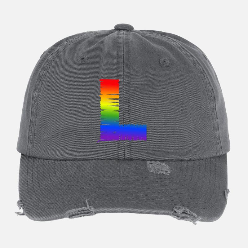 Regenbogen-L Flexfit Vintage Destroyed Cap