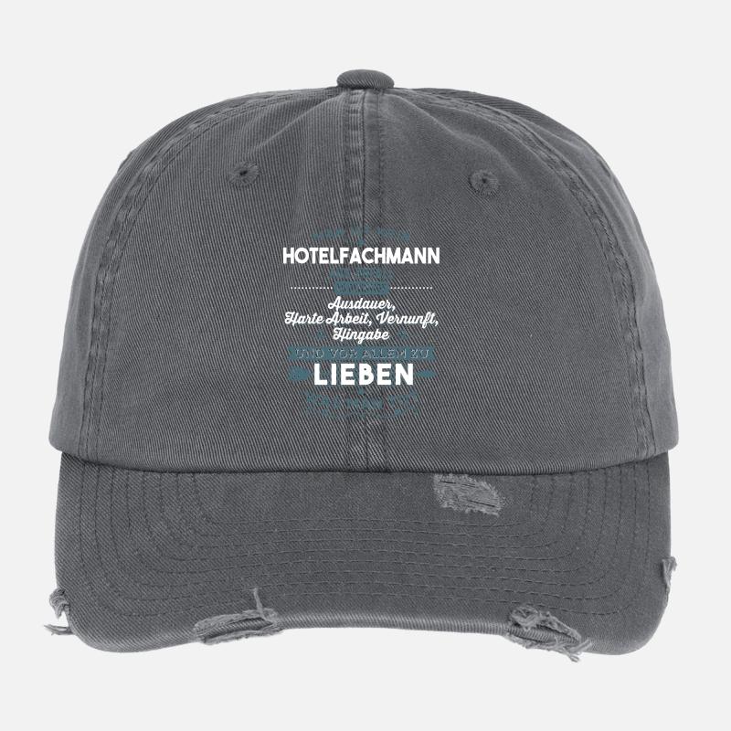 Lieben was man tut - Hotelfachmann Flexfit Vintage Destroyed Cap