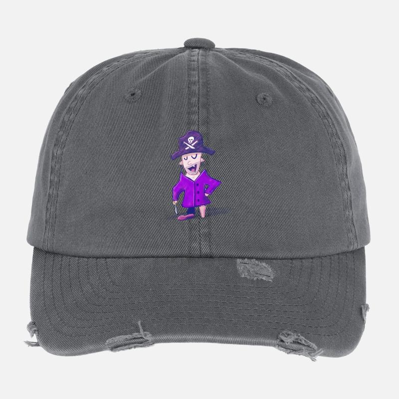 Barthy le Pirate Casquette vintage effet usé Flexfit