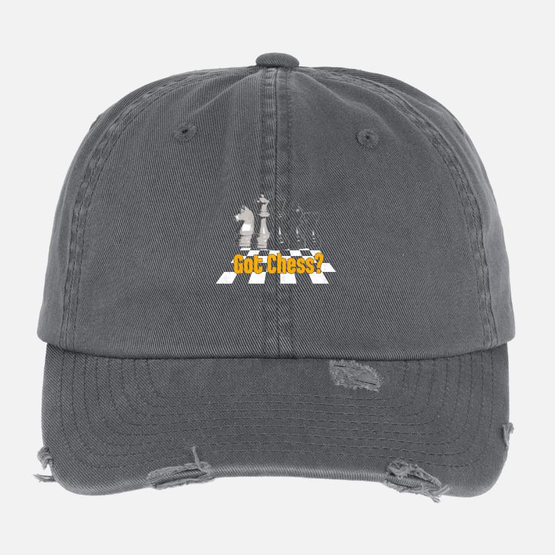 Échecs - Dames - Echecs obtenu? Casquette vintage effet usé Flexfit
