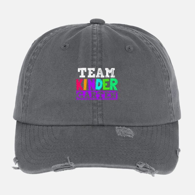 Team kindergarten gift Flexfit Vintage Destroyed Cap