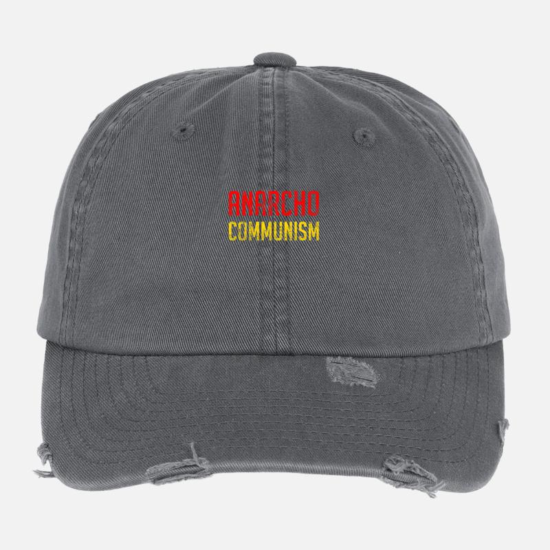 Anarcho Communism Flexfit Vintage Destroyed Cap