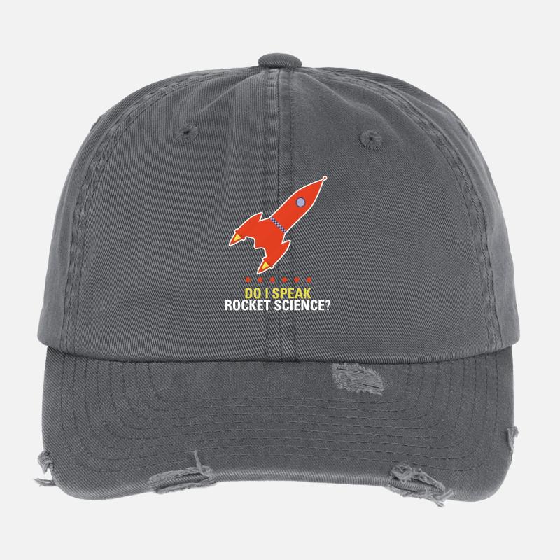 que je parle de la science fusée science de fusée Casquette vintage effet usé Flexfit