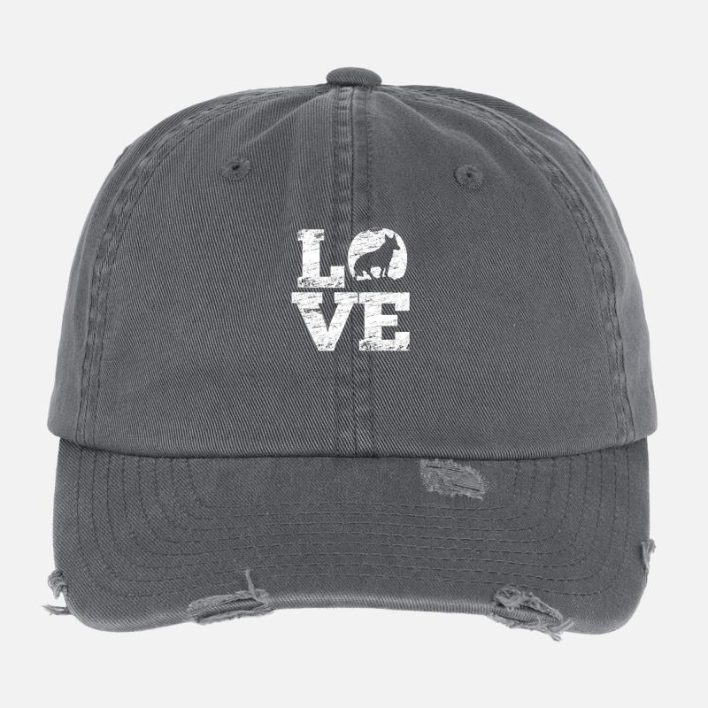 Fuchs Love Fox Flexfit Vintage Destroyed Cap