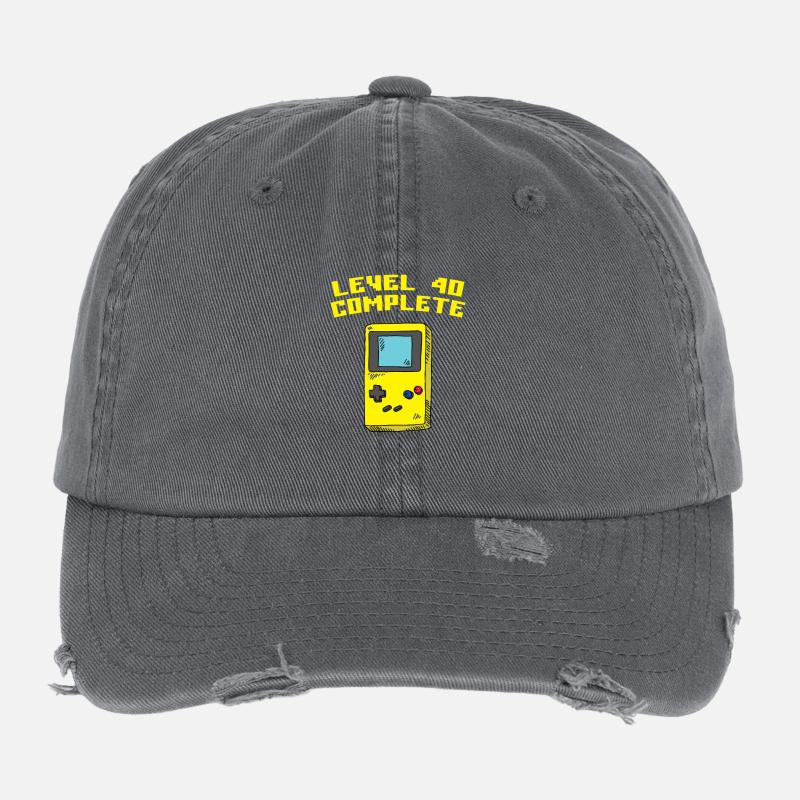Level 40 Complete Flexfit Vintage Destroyed Cap
