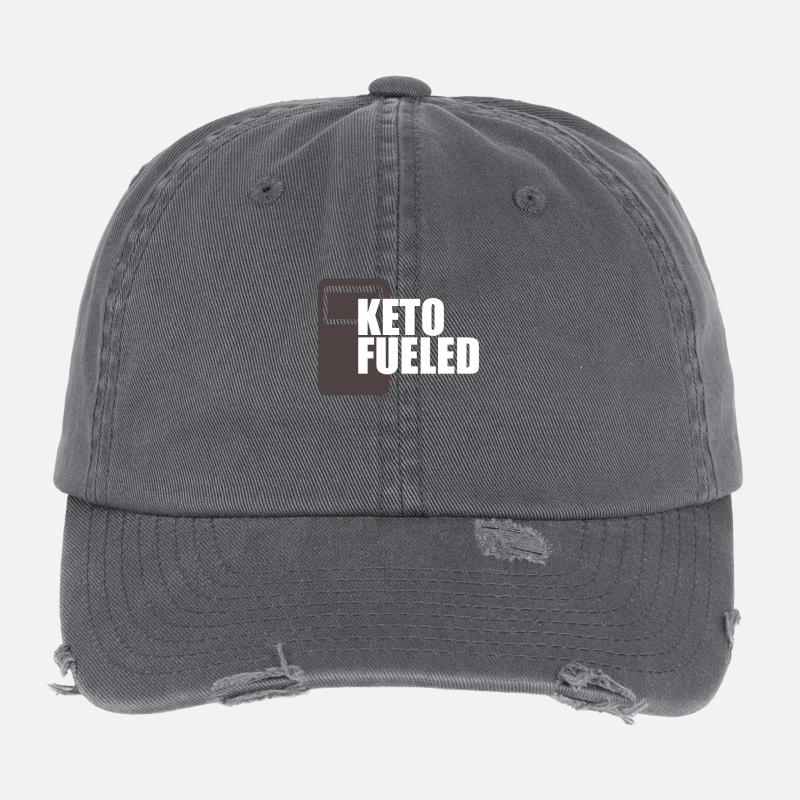 KETO getankt Flexfit Vintage Destroyed Cap