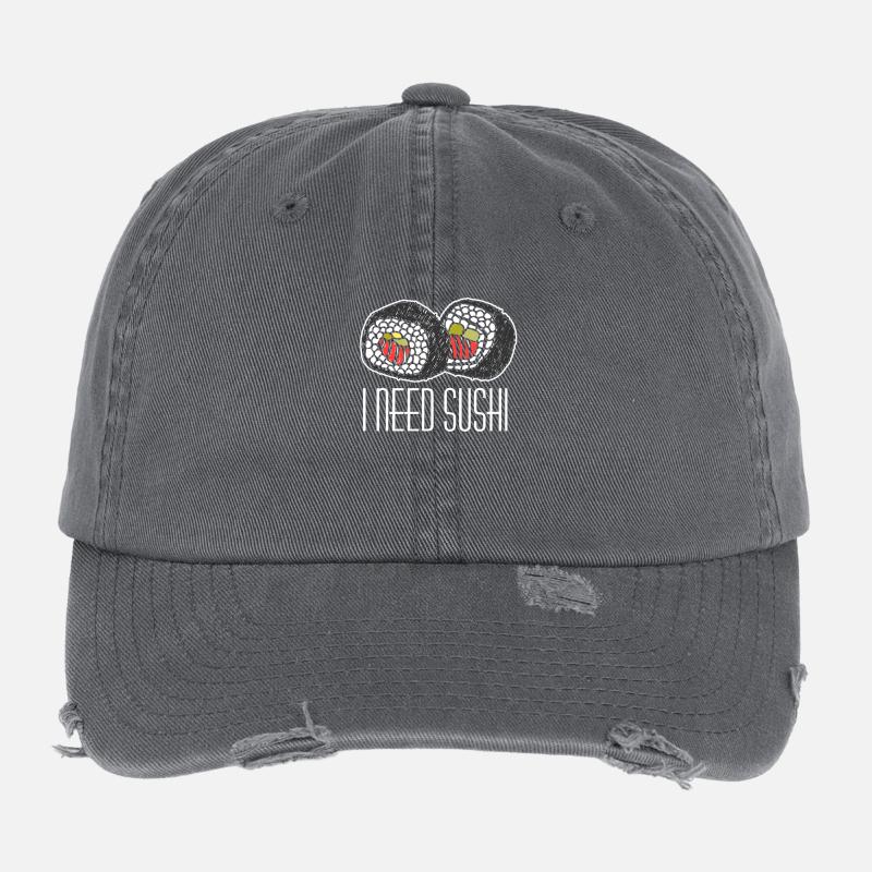 Ich brauche Sushi Flexfit Vintage Destroyed Cap