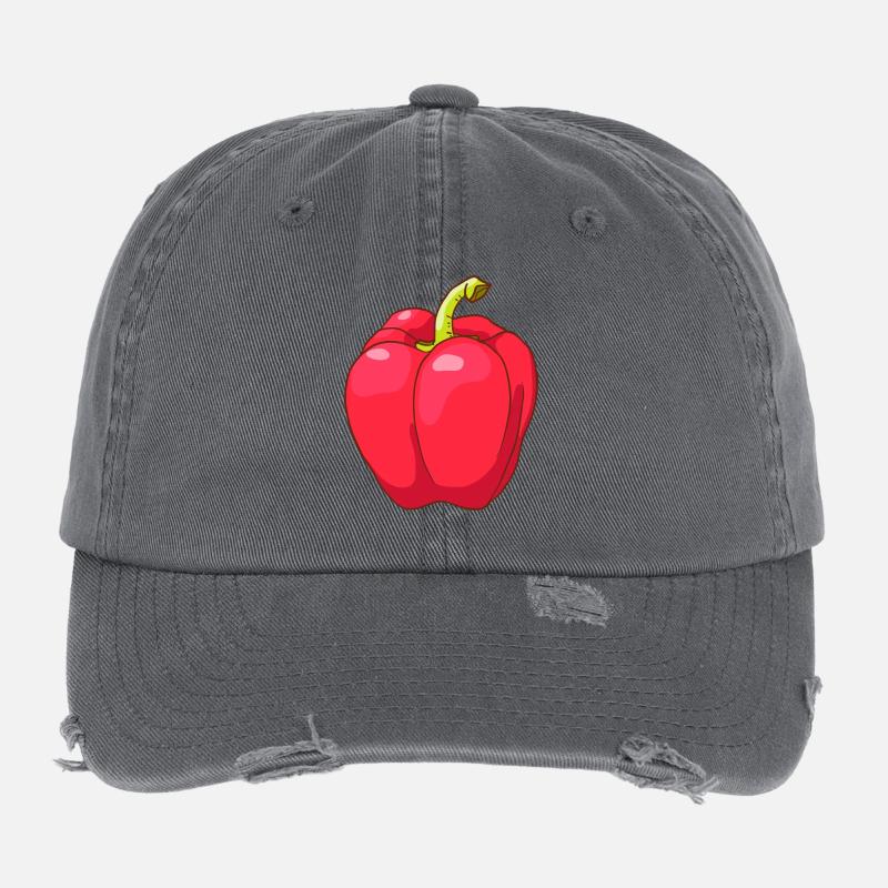 Red pepper Flexfit Vintage Destroyed Cap