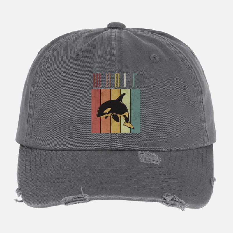 Baleine Casquette vintage effet usé Flexfit