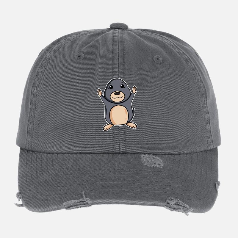 mole Flexfit Vintage Destroyed Cap