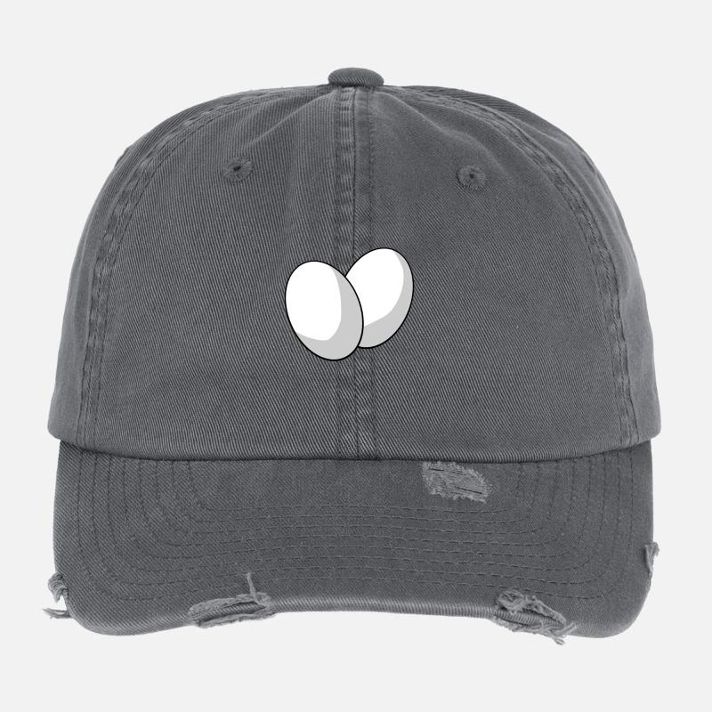 Oeuf Casquette vintage effet usé Flexfit