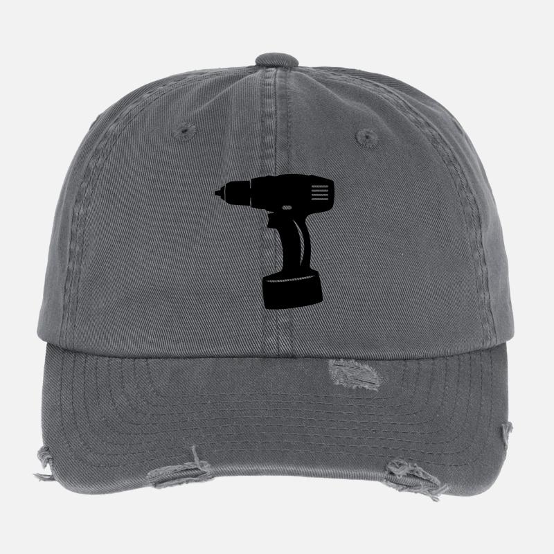 Akkuschrauber Flexfit Vintage Destroyed Cap