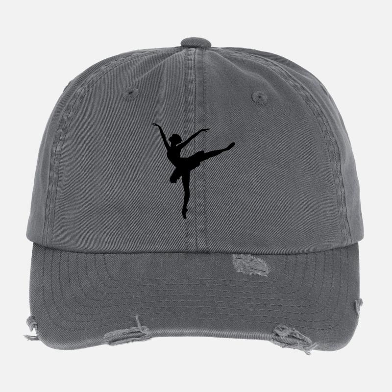 ballerine Casquette vintage effet usé Flexfit