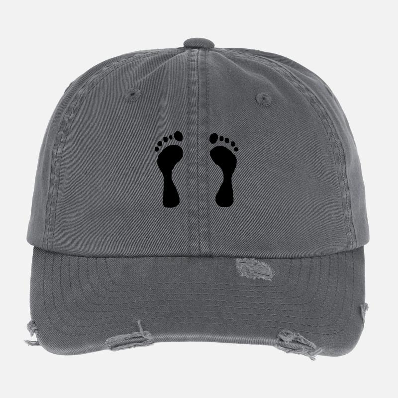* Footprints * Flexfit Vintage Destroyed Cap