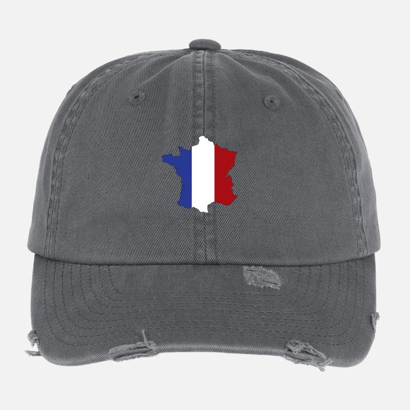 France Flexfit Vintage Destroyed Cap