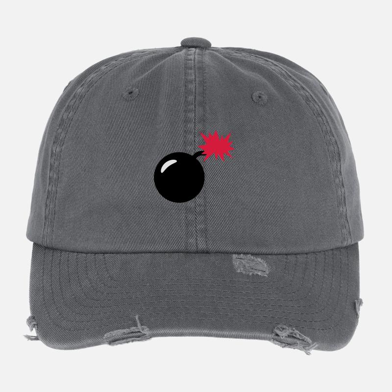bombe Casquette vintage effet usé Flexfit