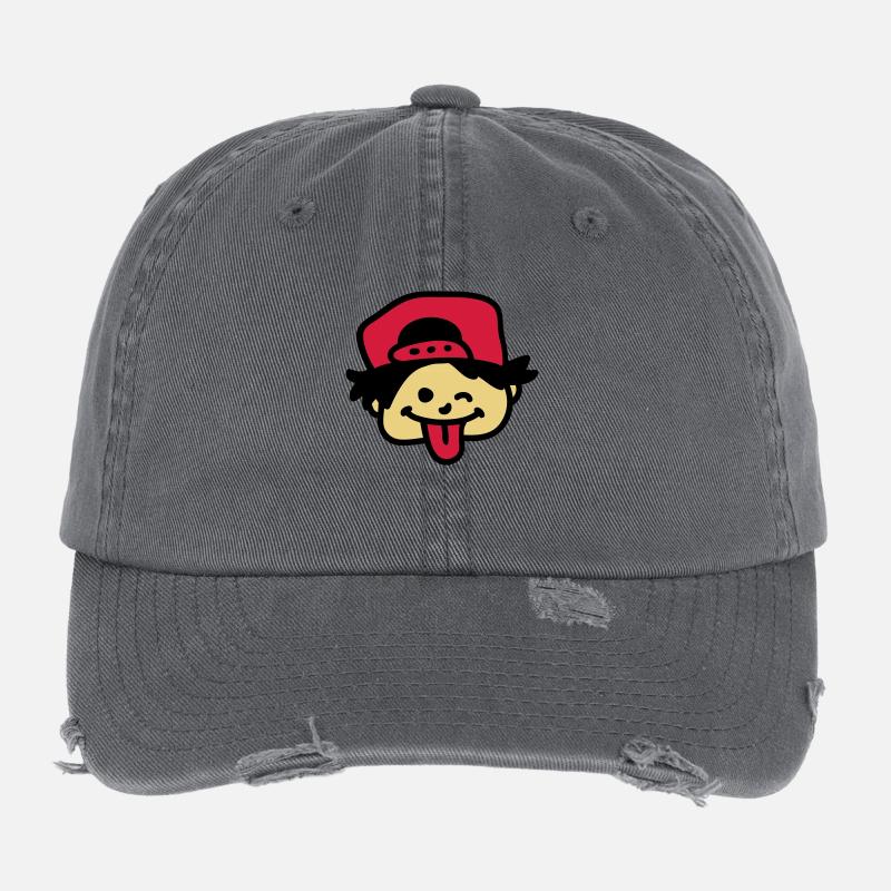 Naughty Boy 3 Flexfit Vintage Destroyed Cap