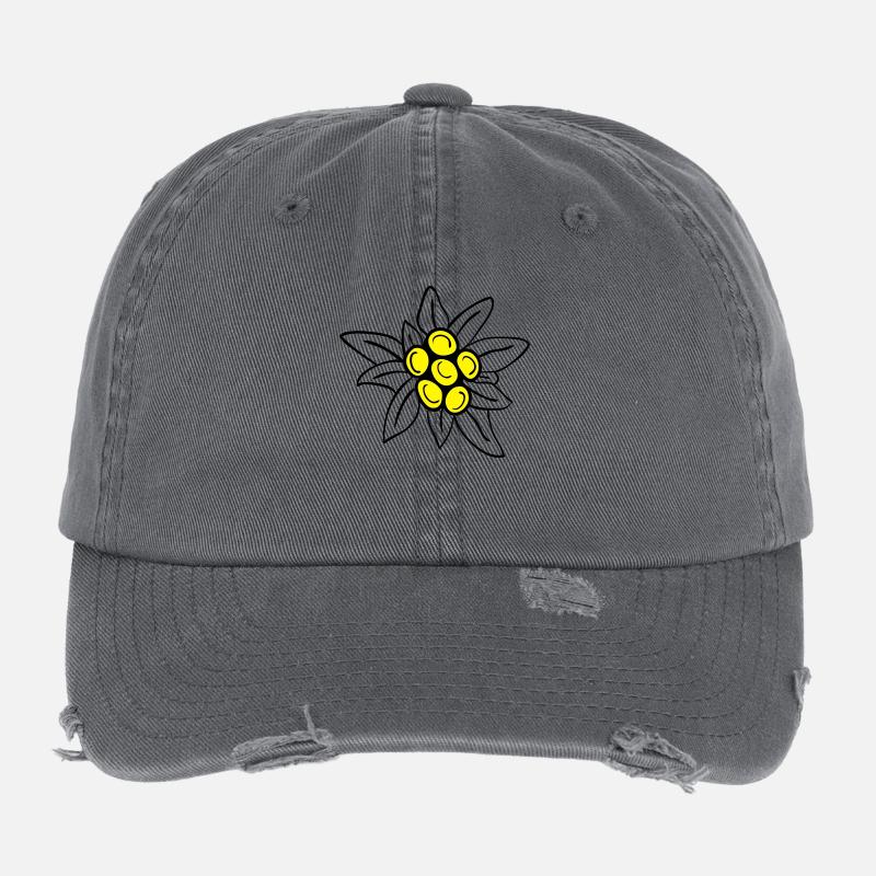Edelweiss Flexfit Vintage Destroyed Cap
