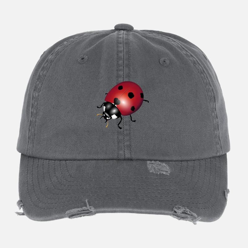 Coccinelle Casquette vintage effet usé Flexfit